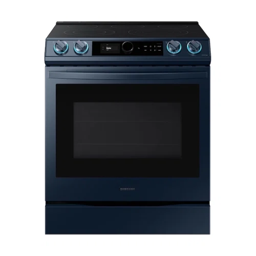 Samsung 6.3 cu. ft. Smart BESPOKE Slide-in Electric Range with Smart Dial & Air Fry