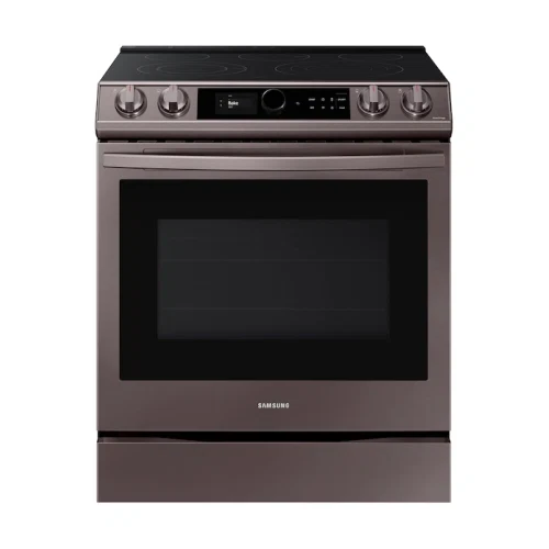 Samsung 6.3 cu. ft. Smart BESPOKE Slide-in Electric Range with Smart Dial, Air Fry & Wi-Fi 
