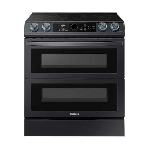 Samsung 6.3 cu ft. Smart Slide-in Electric Range with Smart Dial, Air Fry, & Flex Duo