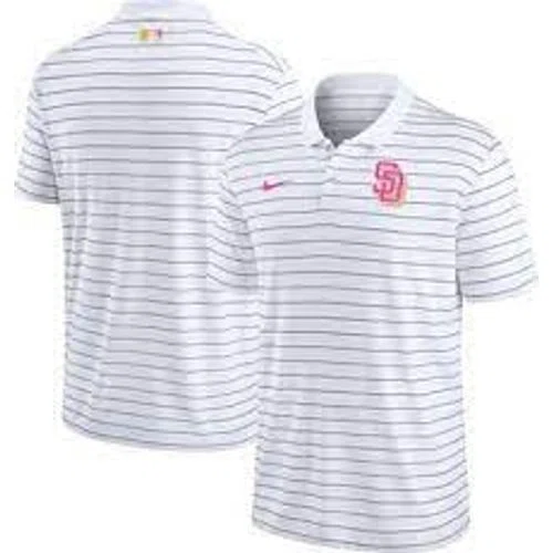 San Diego Padres Men's Nike White City Connect Victory Performance Polo
