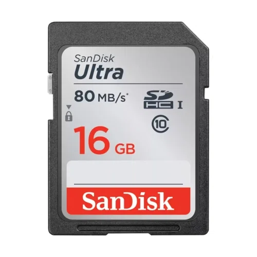 SanDisk Ultra SDHC UHS-I card and SDXC UHS-I Card 16GB