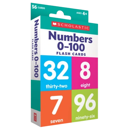 Scholastic Flash Cards Numbers 0 - 100