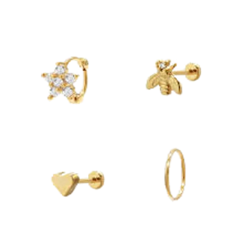 Secret Box New York Bee Nap Earrings Set