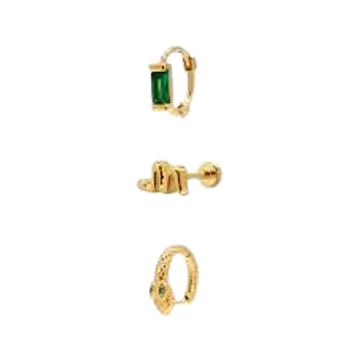 Secret Box New York Snakes Nap Earrings Single Set