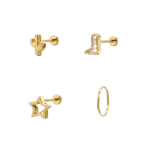 Secret Box New York Western Nap Earrings Set