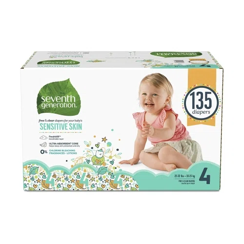 Seventh Generation Sensitive Protection Baby Diapers 