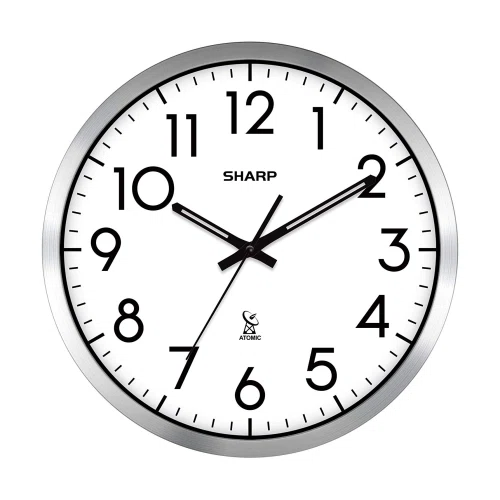 Sharp Atomic Analog Wall Clock