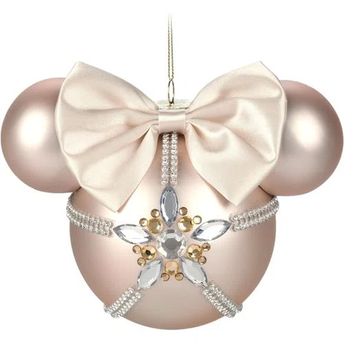 Shop Disney Minnie Mouse Icon Glass Ball Sketchbook Ornament