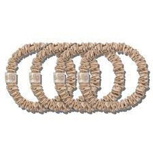 Slip Back To Basics Blonde Skinny Scrunchies