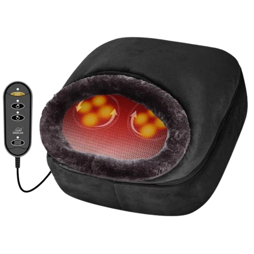 Snailax 2-in-1 Shiatsu Foot massager and Back Massager with Heat
