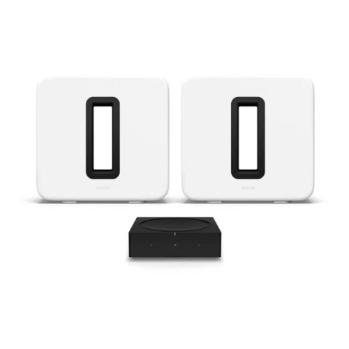 Sonos Amp Wireless Hi-Fi Player with Gen. 3 Subwoofers