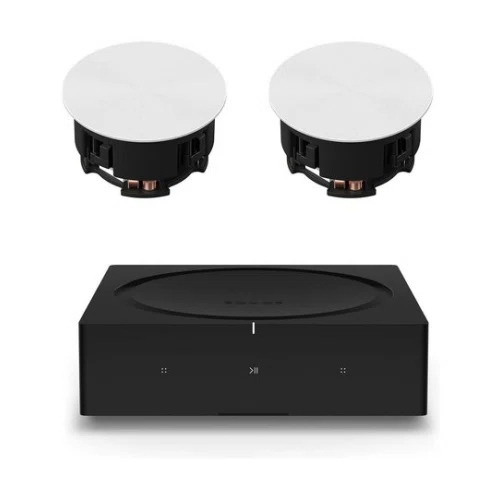 Sonos INCLGWW1 In-Ceiling Speaker Pair with Amp Wireless Hi-Fi Player