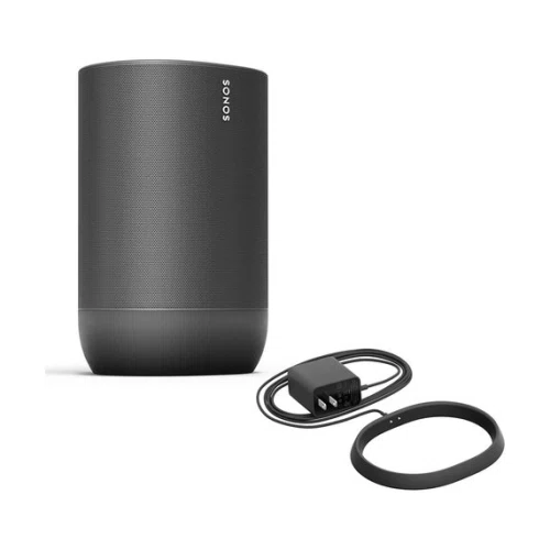 Sonos Move Durable, Battery-Powered Smart Speaker with Additional Charging Base