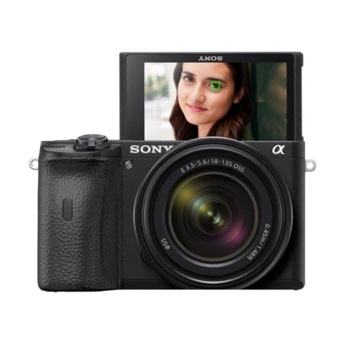 Sony Alpha 6600 Mirrorless 4K Video Camera with E 18-135mm Lens