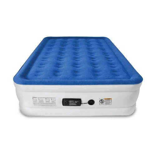 SoundAsleep Dream Series Air Mattress with ComfortCoil Technology and Internal High Capacity Pump 