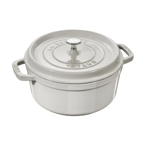 Staub Cast Iron Round Cocottes 5.5 QT