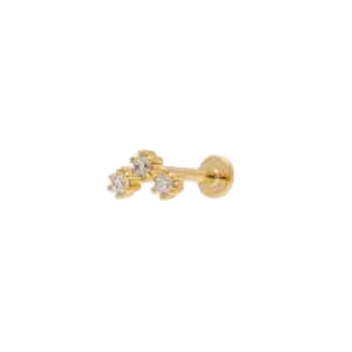 Studs CZ Cluster Flatback Stud