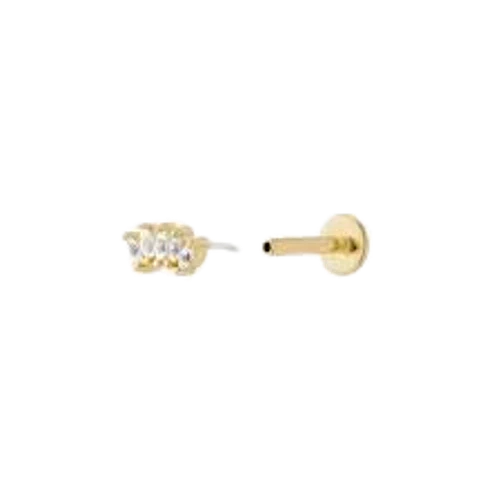 Studs Small Crown Marquise Flatback Stud