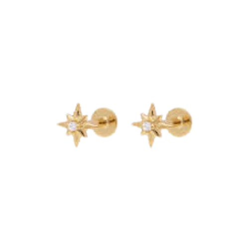 Studs Twinkle Star Flatback Stud