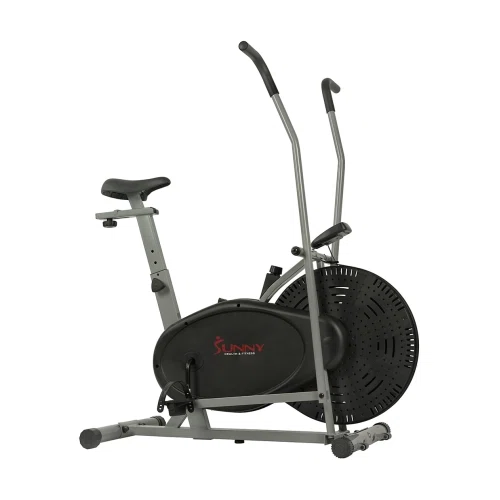 Sunny Health & Fitness Air Resistance Upright Hybrid Bike