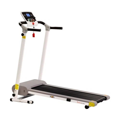 Sunny Health & Fitness Easy Assembly Folding Treadmill Motorized Compact