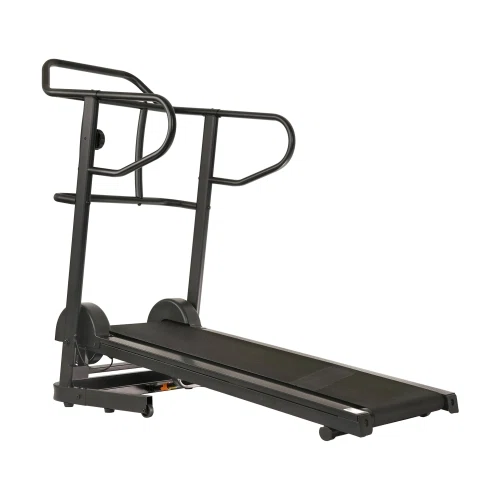Sunny Health & Fitness Force Fitmill Magnetic Manual Treadmill Double Flywheel