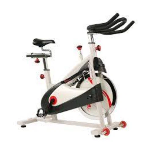 Sunny Health & Fitness Premium Cycling Exercise Bike Indoor Fitness Belt Drive Clipless Pedal