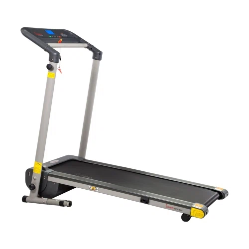Sunny Health & Fitness Space Saving Treadmill - Compact Folding Space Saver