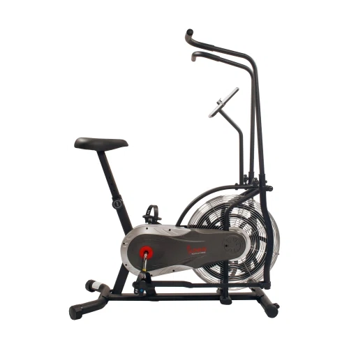 Sunny Health & Fitness Zephyr Air Bike, Fan Exercise Bike w/ Air Resistance Indoor Cycling