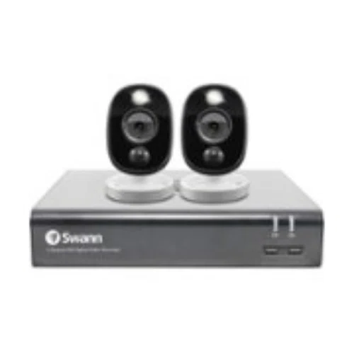 Swann 2 Camera 4 Channel 1080p Full HD DVR Security System - SWDVK-445802WL