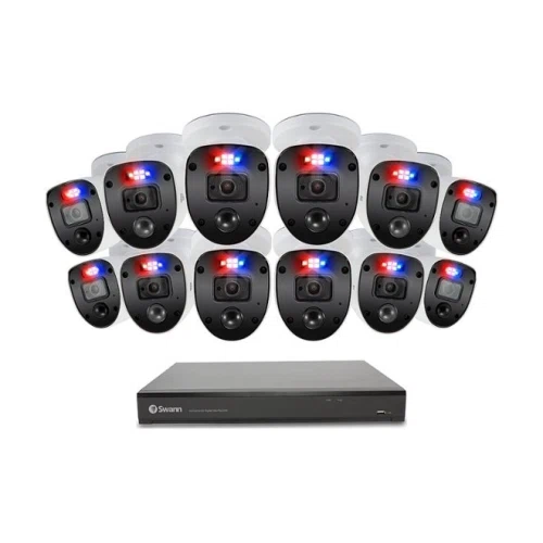Swann Enforcer 12 Camera 16 Channel 4K Ultra HD DVR Security System - SODVK-16558012RL