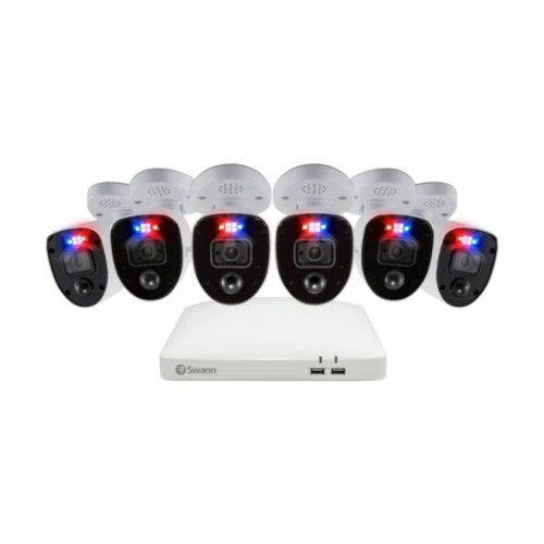 Swann Enforcer 6 Camera 8 Channel 4K Ultra HD DVR Security System - SWDVK-85680W6RL