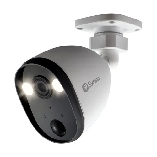 Swann Powered Wi-Fi Spotlight Security Camera with Sensor Lighting – No DVR required - SWIFI-SPOTCAM