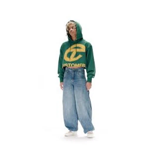 Telfar Crop Hoodie