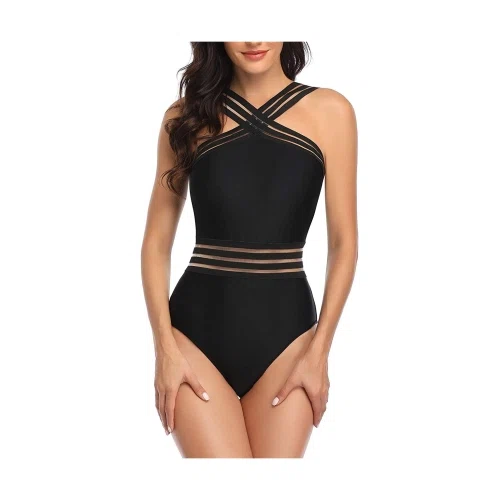 Tempt Me Crisscross Lace Up Swimsuit