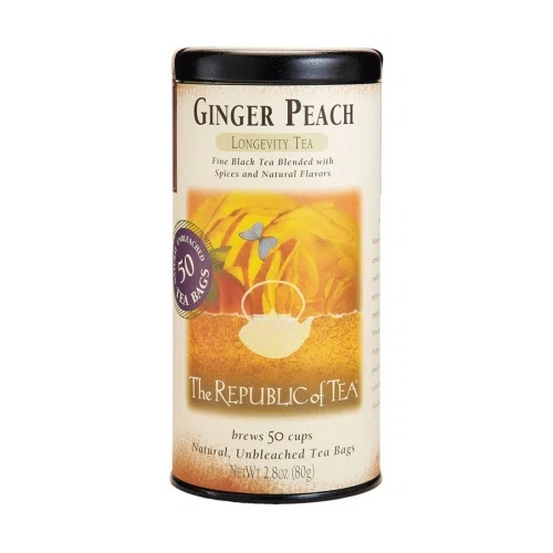 The Republic of Tea Ginger Peach Black Tea