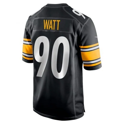 The Steelers Pro T.J. Watt #90 Men's Nike Replica Home Jersey