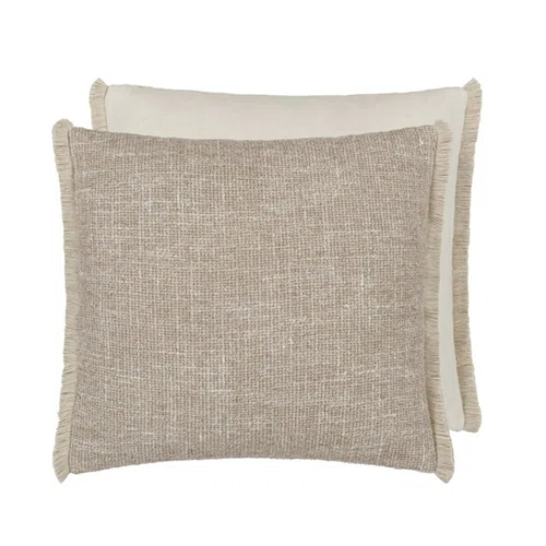 The Willow Gray Charroux Natural Boucle Decorative Pillow