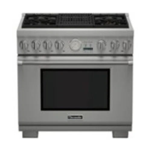 Thermador Dual Fuel Freestanding Range 36'' Pro Grand Commercial Depth