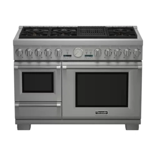 Thermador Dual Fuel Freestanding Range 48'' Pro Grand Commercial Depth