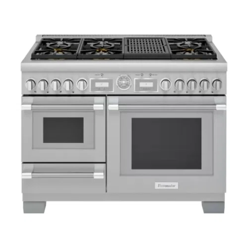 Thermador Dual Fuel Professional Range 48'' Pro Grand Commercial Depth