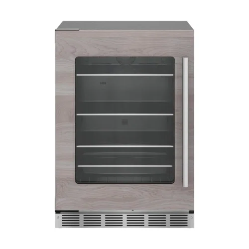 Thermador Freedom Glass Door Refrigeration 24'' soft close flat hinge