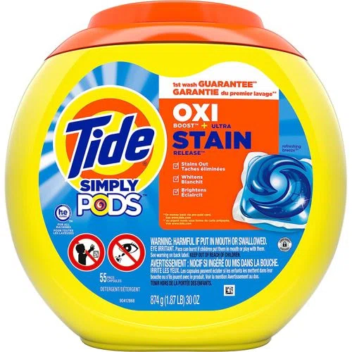 Tide Simply PODS Plus Oxi Boost + Ultra Stain Release Refreshing Breeze