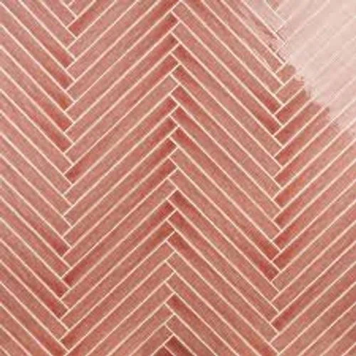 TileBar Carolina Coral Pink 2x20 Polished Ceramic Wall Tile