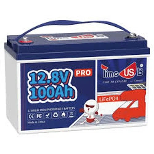 Timeusbpower 12V 100Ah Pro LiFePO4 Lithium Deep Cycle Battery