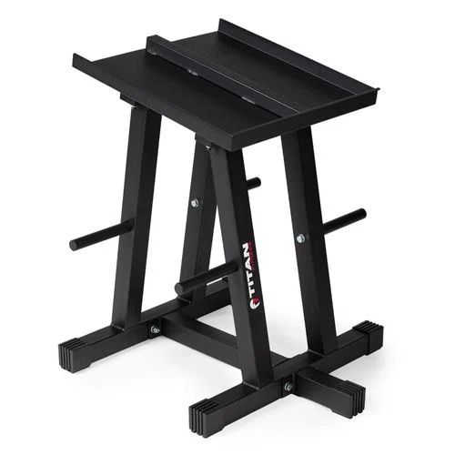 Titan Fitness Dumbbell Stand And Plate Tree V3