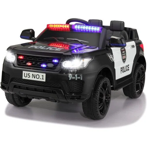 Tobbi 12V Kids Ride On Police Car