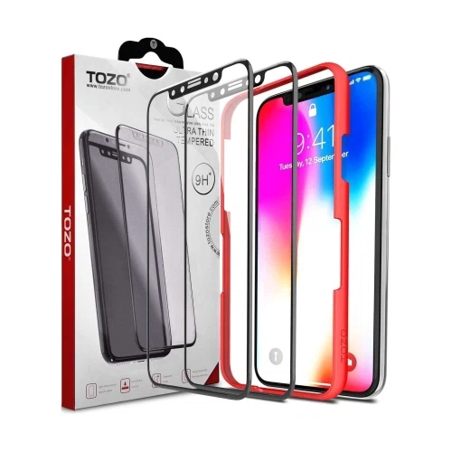 TOZO iPhone X/XS Screen Protector Glass