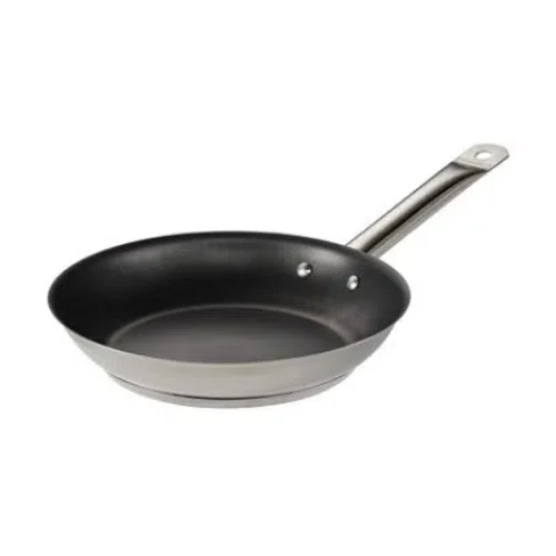 Tramontina Tri-Ply Base 10 in Stainless Steel Fry Pan with Nonstick Interior