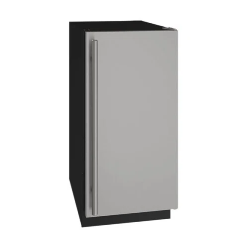 U-Line Nugget Ice Machine ADA Series Reversible Hinge in Stainless Solid